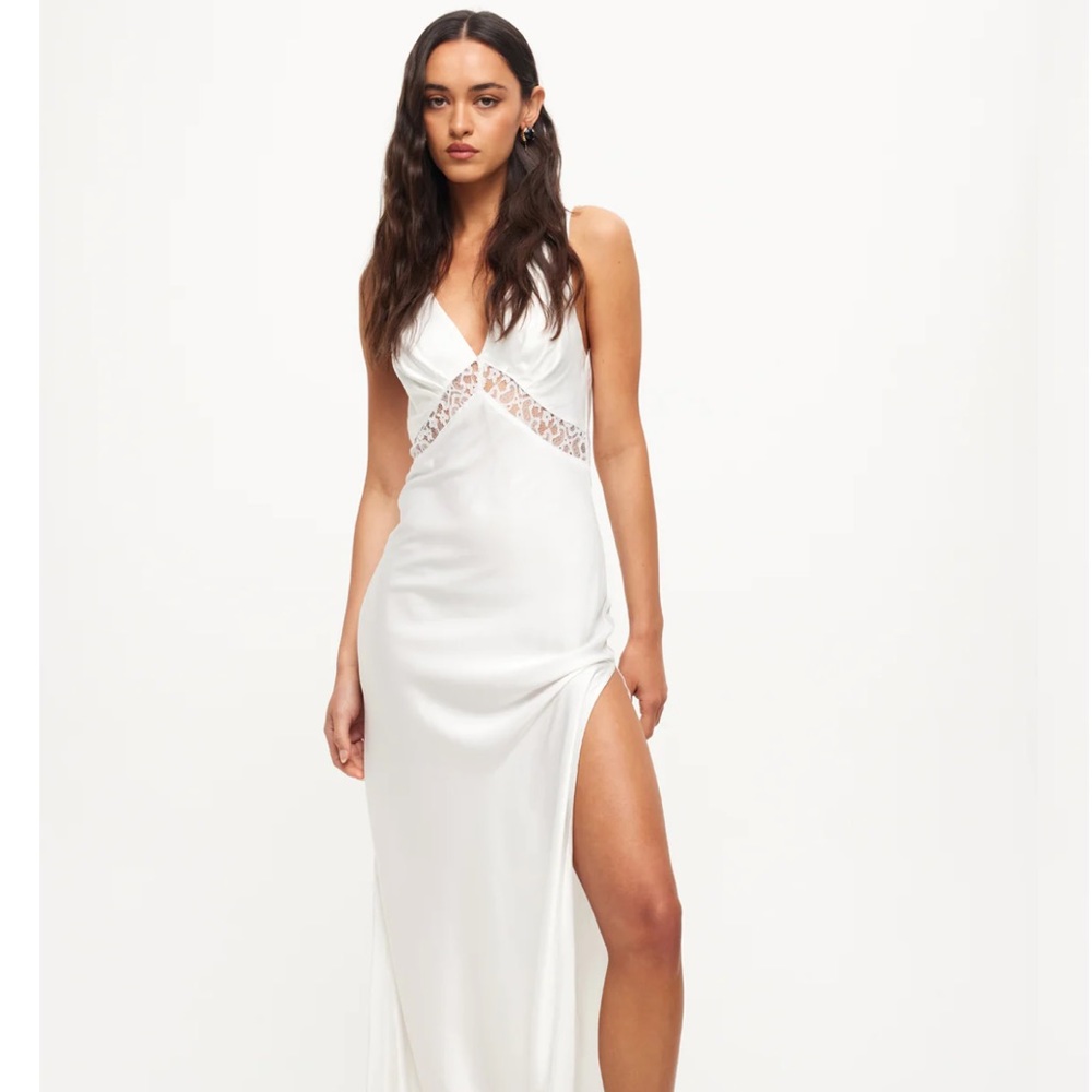 LIONESS DAKOTA MAXI PORCELAIN DRESS